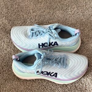 Hoka Sky Blue Athletic Shoes